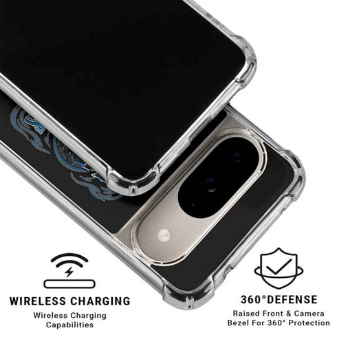 Liquid Blue NFL Carolina Panthers Running Back Google Pixel 10 Clear Case